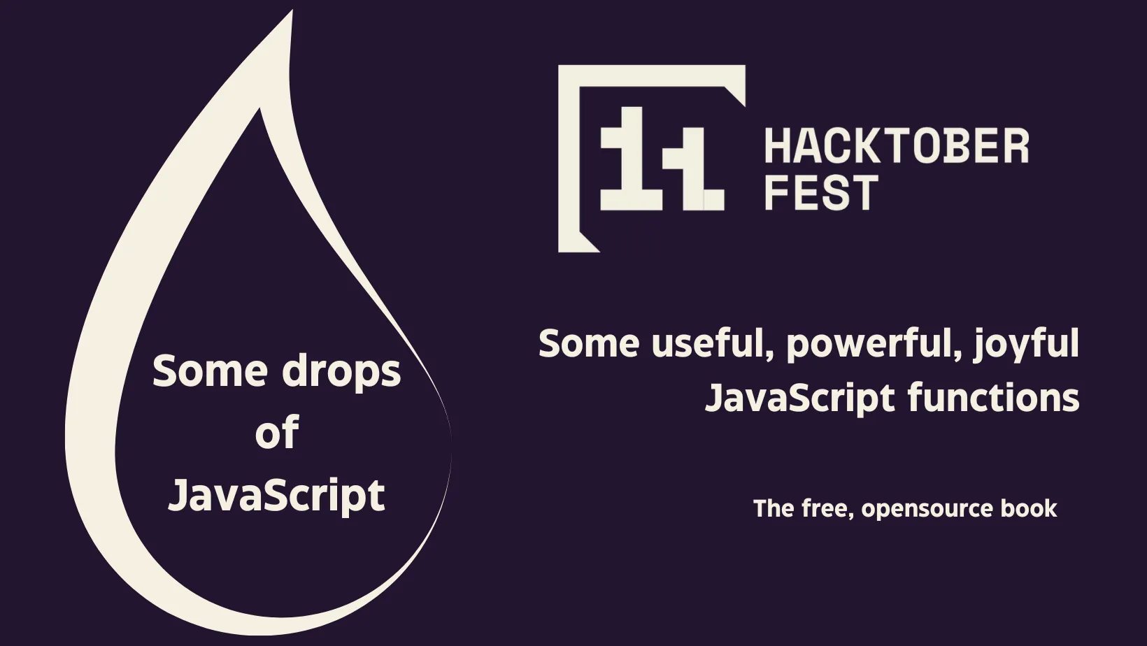 Some drops of JavaScript and Hacktoberfest 2024